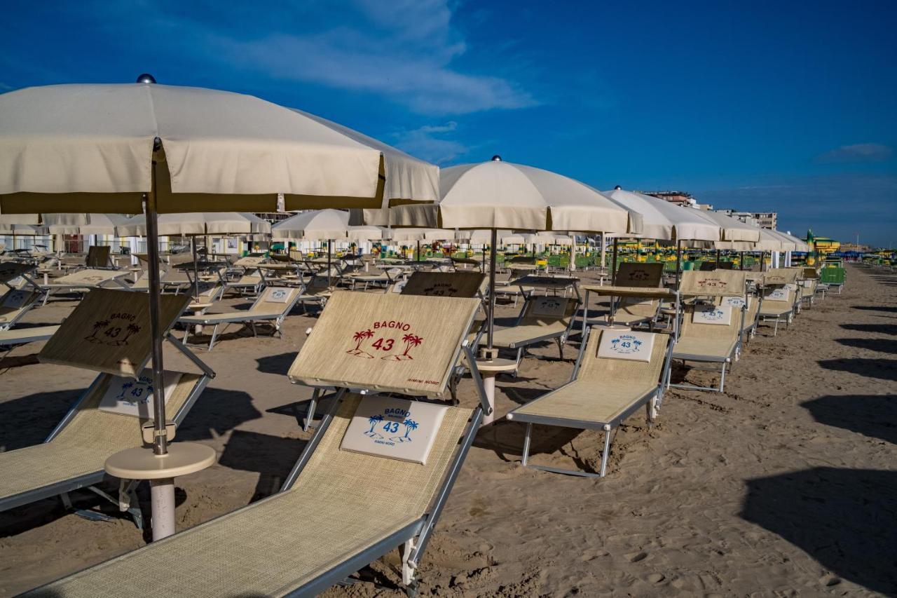 Hotel Villa Dei Fiori - Sul Mare Con Piscina Viserbella di Rimini Exterior foto